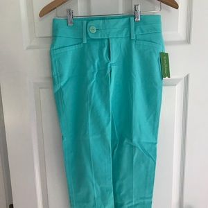 NWT Lilly Pulitzer Luxury Capri Pants SZ 0